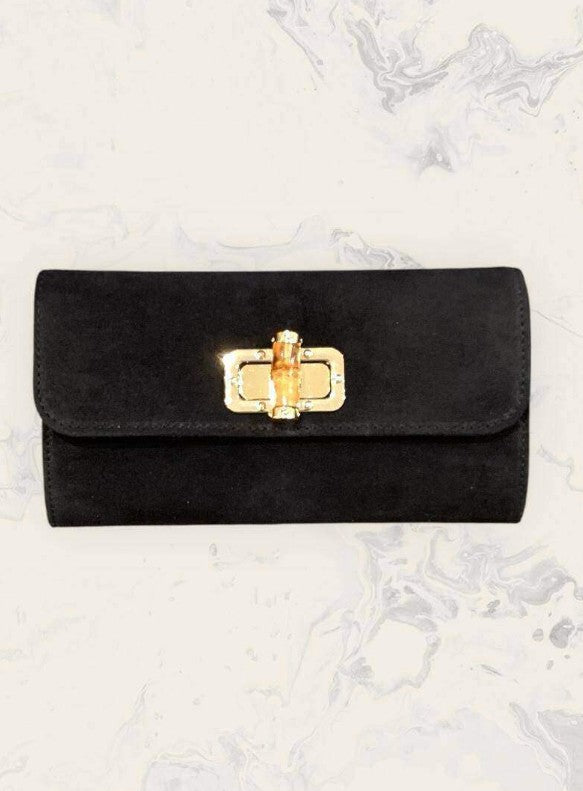 Elegant Suede Clutch