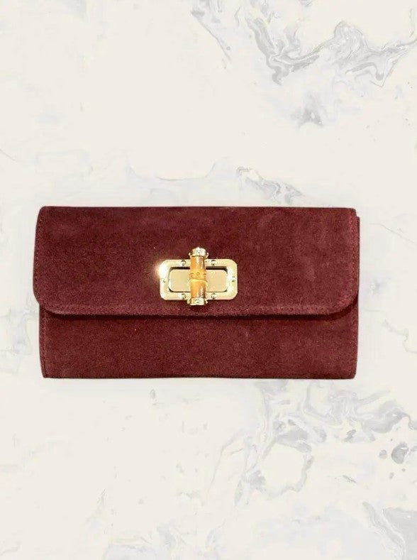 Elegant Suede Clutch