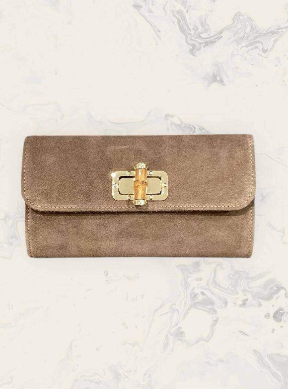 Elegant Suede Clutch