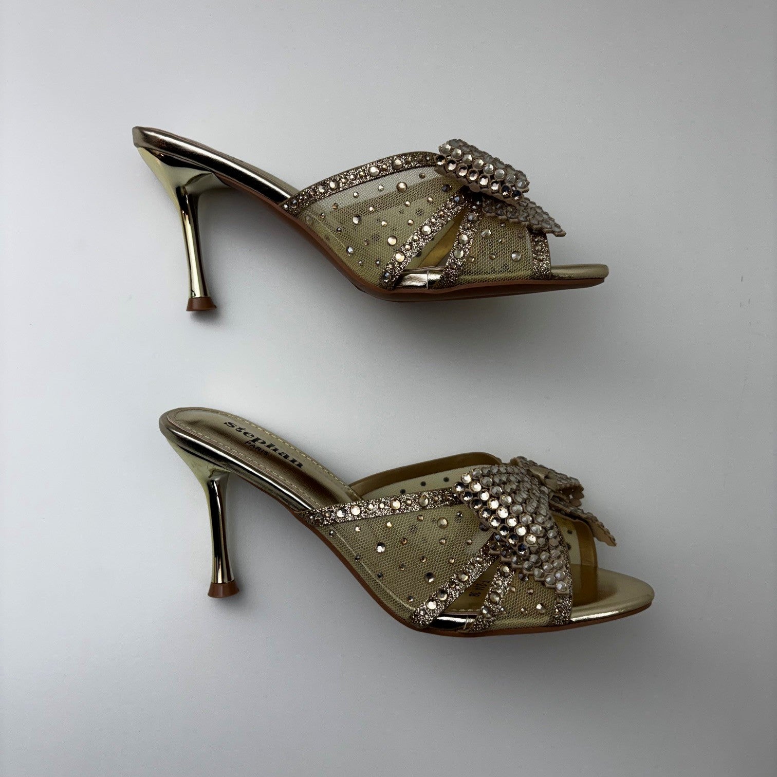 Gold Mule Sandal